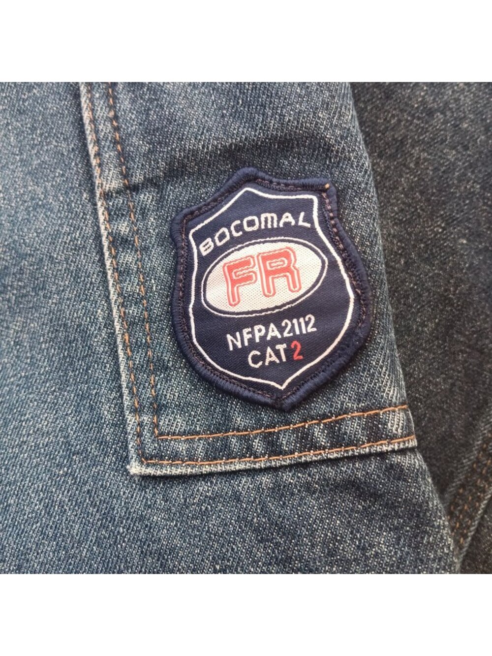 42x28 Bocomal Flame Resistant Denim Work Jeans Nfpa 2112 Cat 2 Workwear baggy